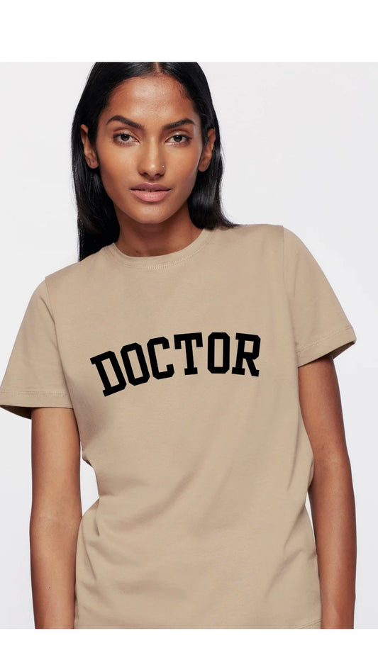 Big Doctor Energy Luxury Unisex T-shirt - The Woman Doctor