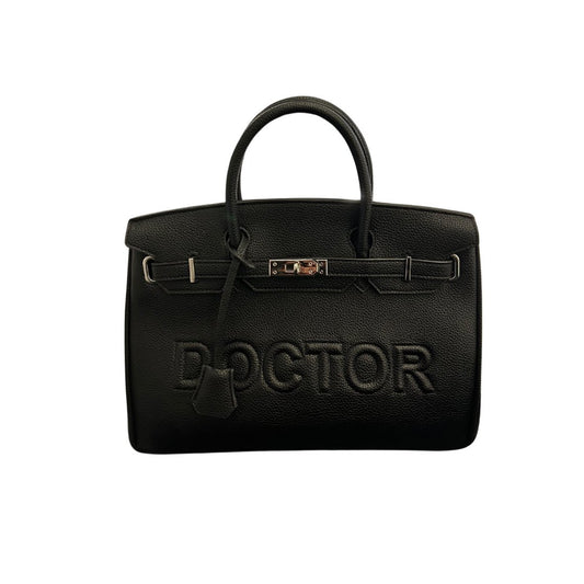 "The Original" Vegan Pebble Leather Luxury Doctor Bag - Beauty - The Woman Doctor