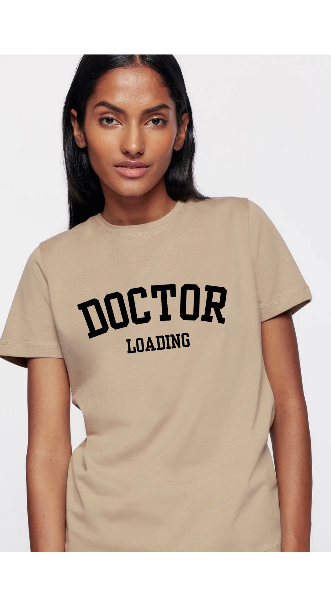 "Doctor Loading" Luxury Unisex T-shirt - The Woman Doctor